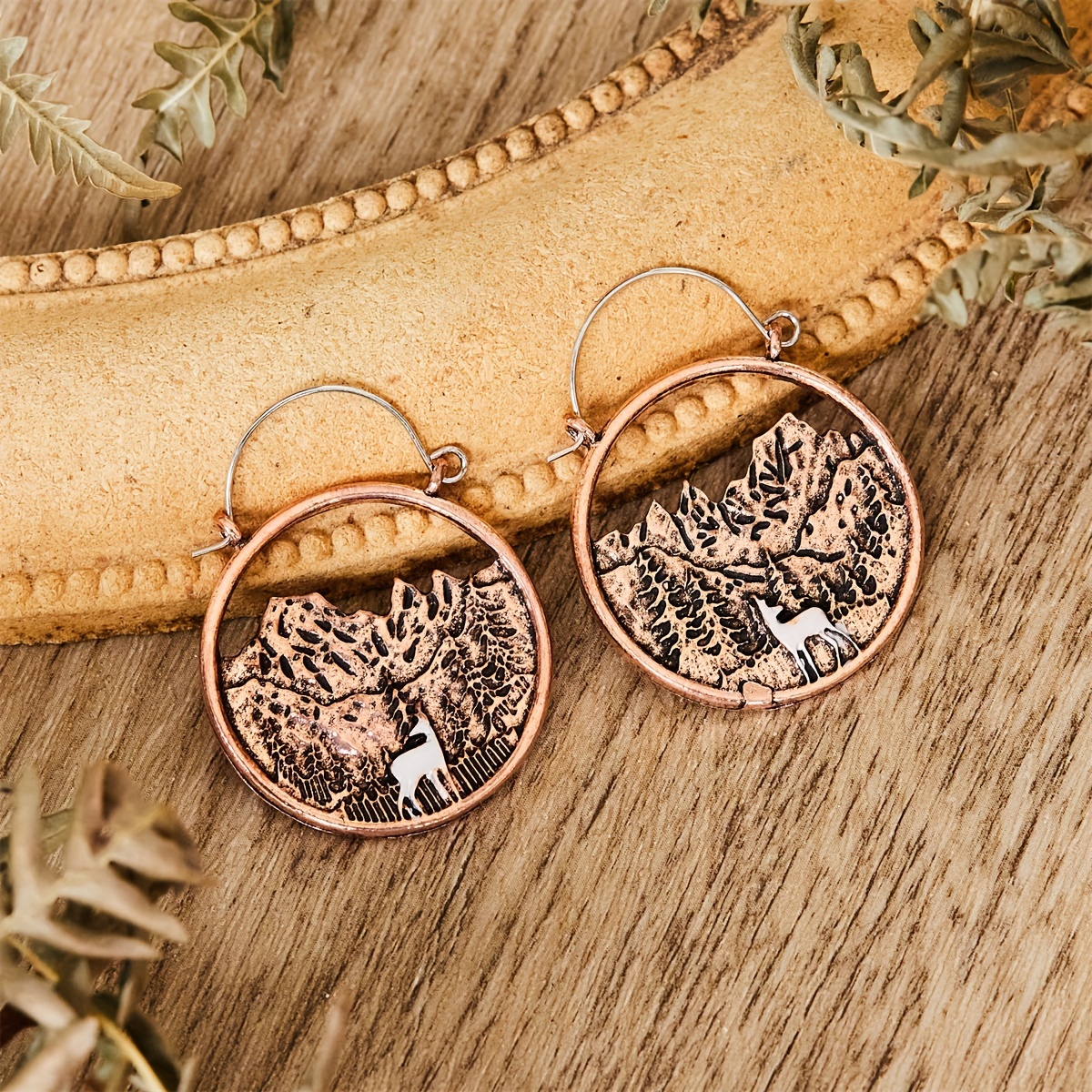 Mens copper sale earrings