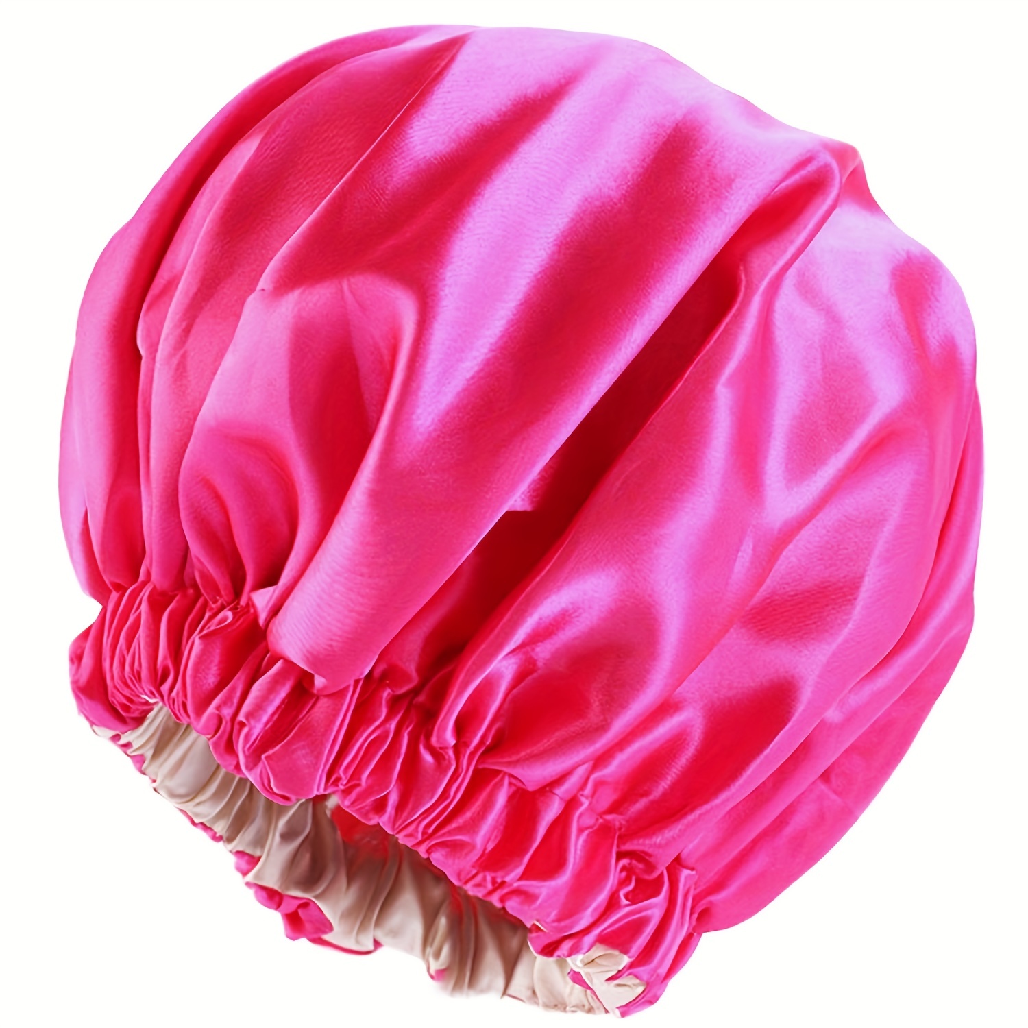 Red Satin Hair Bonnet ( Reversable Satin Night sleep cap