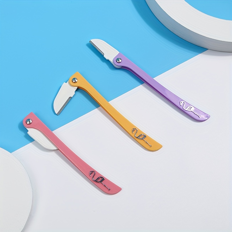 Stainless Steel Folding Eyebrow Razor for Hair Shaving
