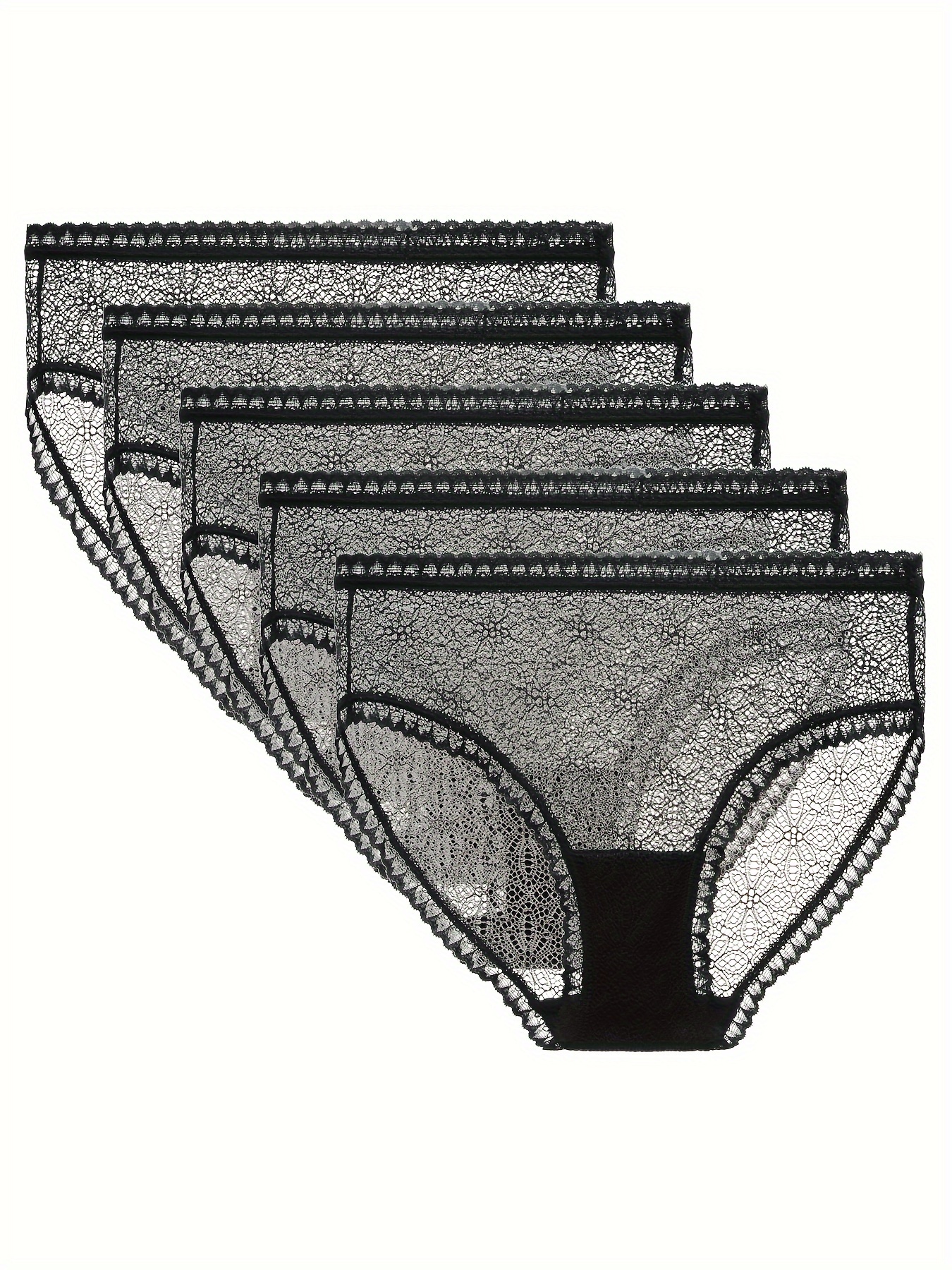 Lace Underwear For Womens Bikini Panties Soft Hipster Panty Ladies