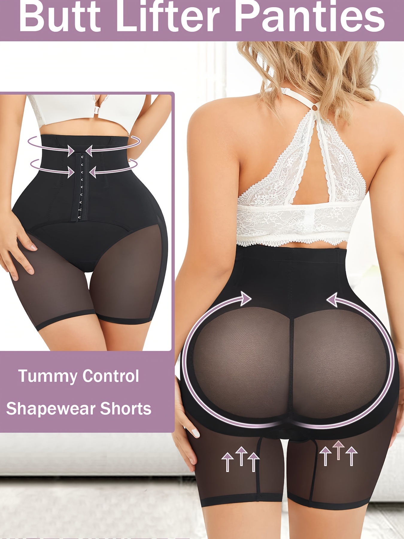 Pantaloncini Contenitivi Pancia Uomo Shapewear A Vita Alta - Temu