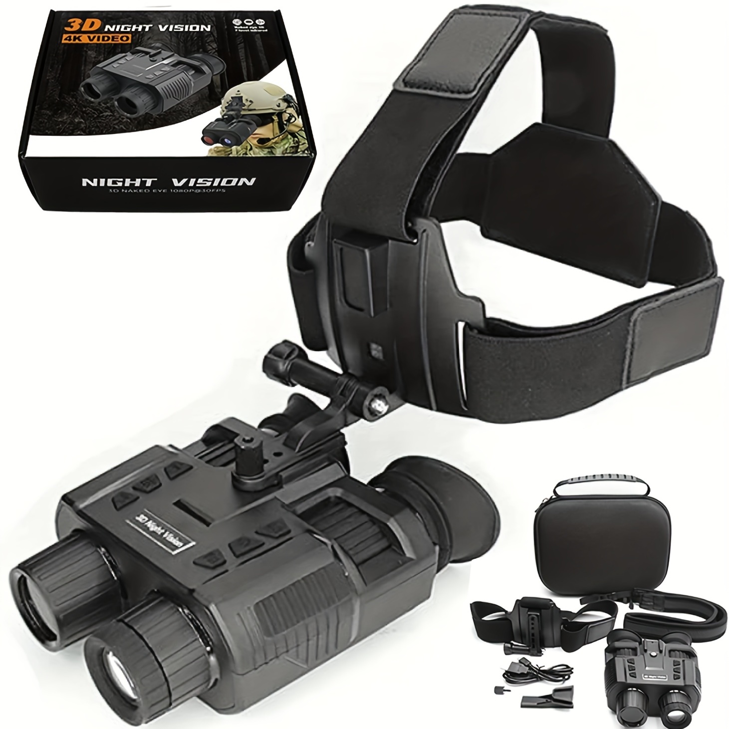 PVS-14 Dispositivo de visión nocturna binocular IR militar que permite su  uso como un dispositivo de mano o gafas de visión nocturna montadas en