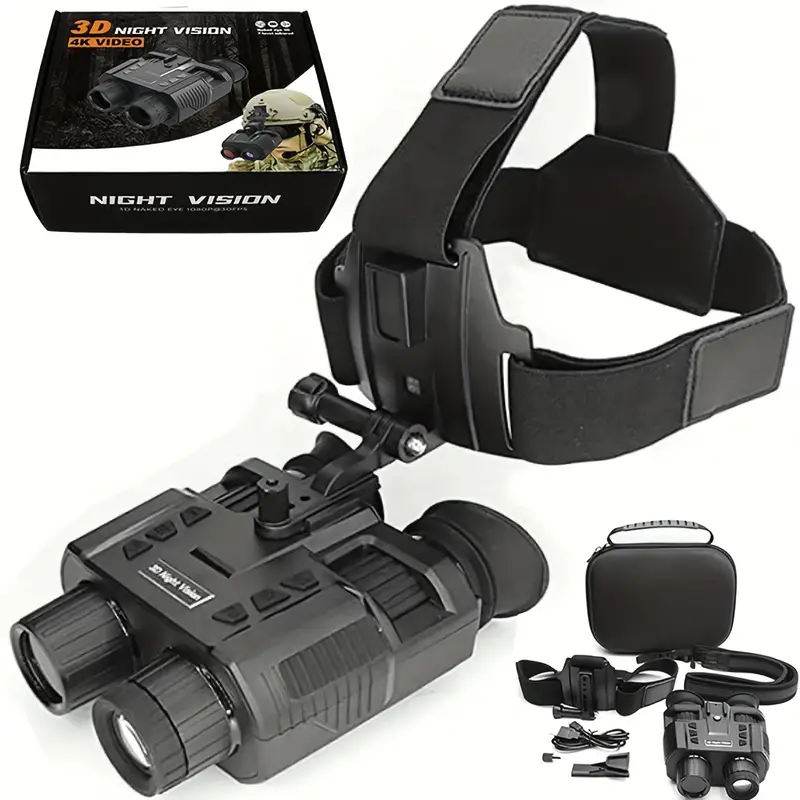 helmet mounted binoculars gear 3d infrared telescope flip up night vision binoculars details 1
