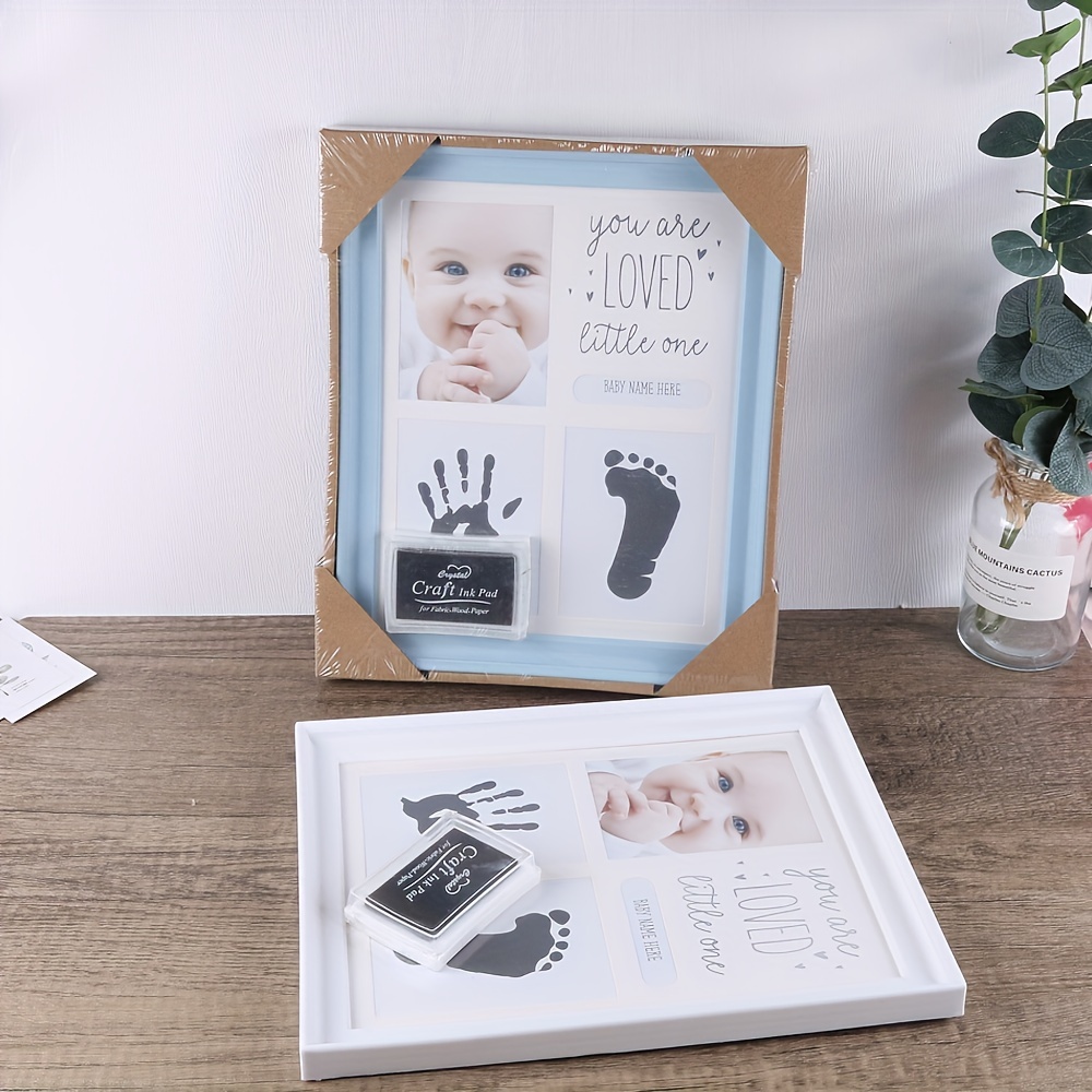 newborn hand and   baby hand and   mud baby     days souvenir first birthday gift   photo frame childrens souvenir photo frame hanging frame swing frame dual use details 3