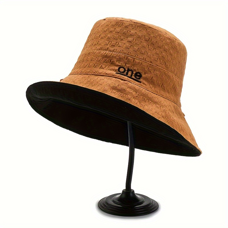Double Sided Wearable Fisherman Hat Sun Hat, Fishing Hat Sunshade Hat, Women's Versatile UV-Blocking Summer Outdoor Beach Hat,Temu