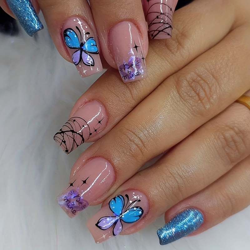 Butterfly Nail Art Stickers Colorful 3D Nail Art Supplies Spring Floral Nail  Decals French Luxury Design 3D Self-Adhesive Flowers Nail Stickers for  Women DIY Summer Nail Art Decorations 5 Sheets - Walmart.com
