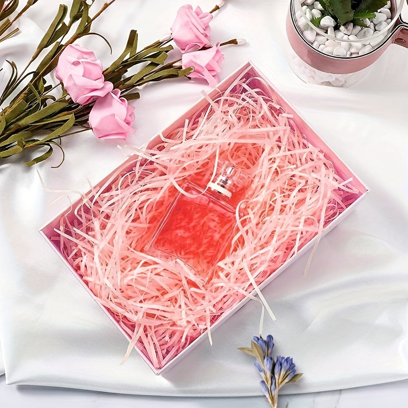 Yeahmol 50 Grams Basket Filler Paper Shred, Sparkly Shredded Grass Stuffer  Crinkle Confetti Raffia Paper Gift Box Filler for DIY Gift Wrapping 