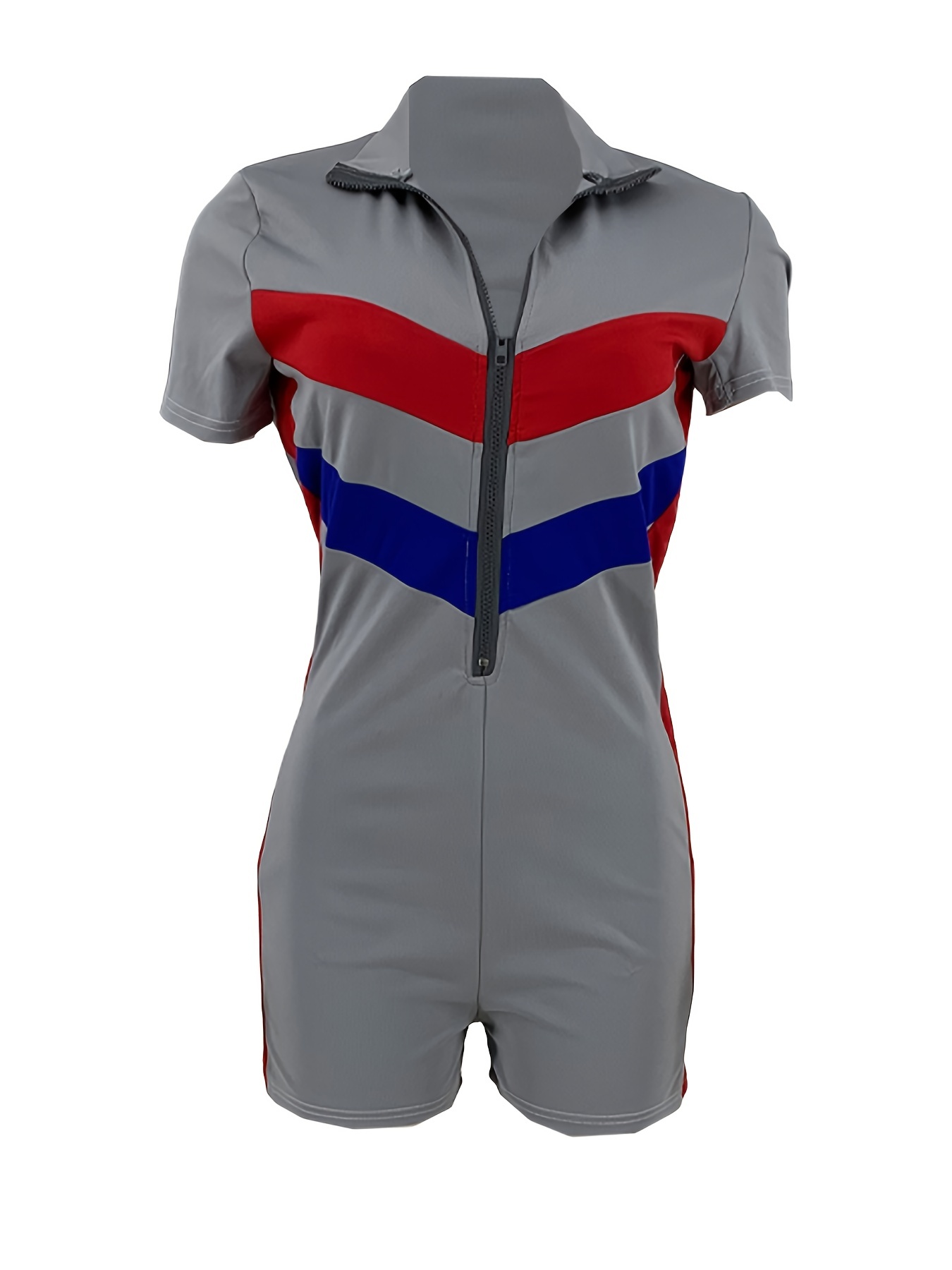 Color-blocked Zip-Off Jumpsuit - Women - Ready-to-Wear