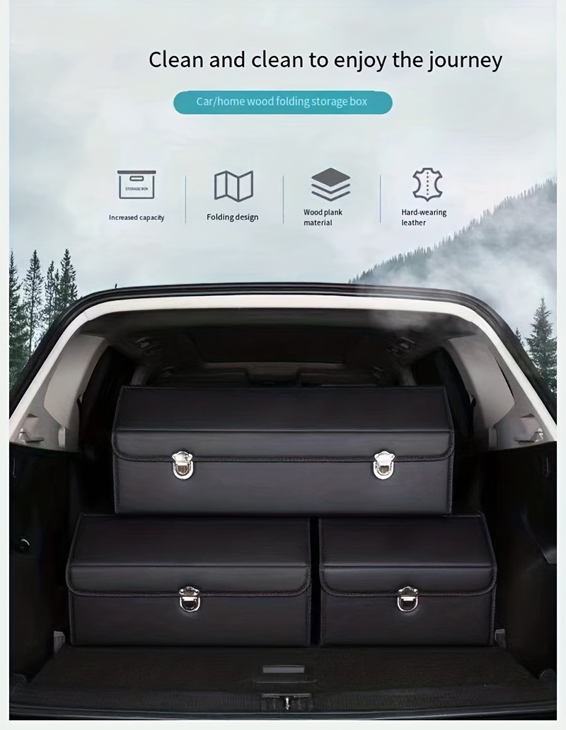 MXITA Kofferraum Organizer,für Citroen C4L Trunk Aufbewahrungsbox Auto  Faltbox Kofferraumbox Auto Zubehör: : Auto & Motorrad