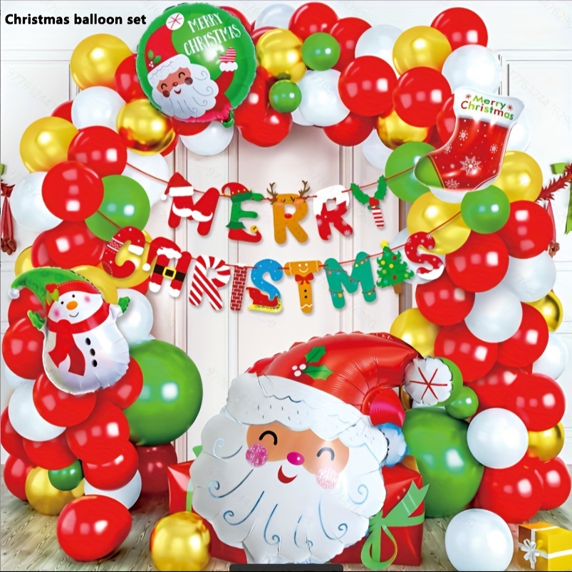 1 セットのクリスマスバルーン クリスマスバルーンの装飾 クリスマス