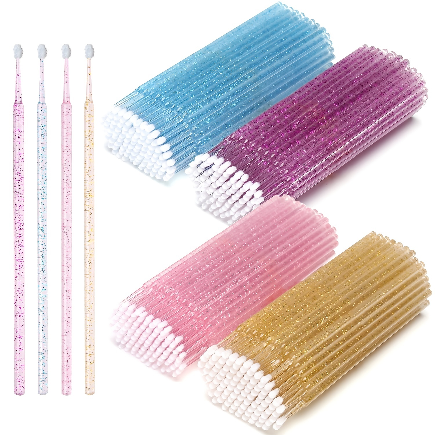 Micro Brushes For Eyelash Extensions And Glue Cleaning - Temu