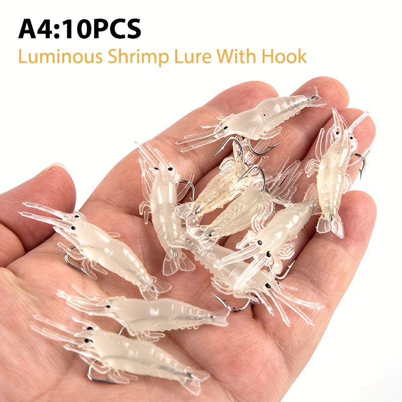 Artificial Soft Shrimp shaped Lure Fishing Bait - Temu