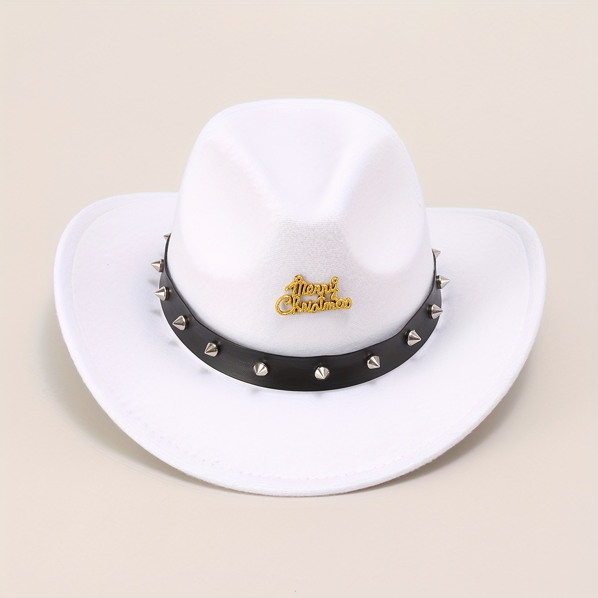 Vintage Western Cowboy Woolen Hat British Belt Jazz Top Hat