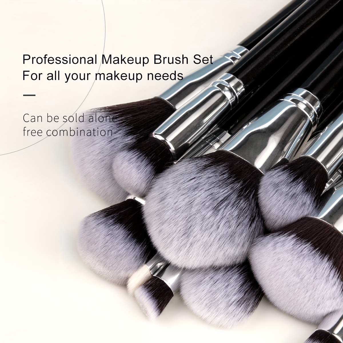 Complete Function Makeup Brush Kit Premium Synthetic - Temu