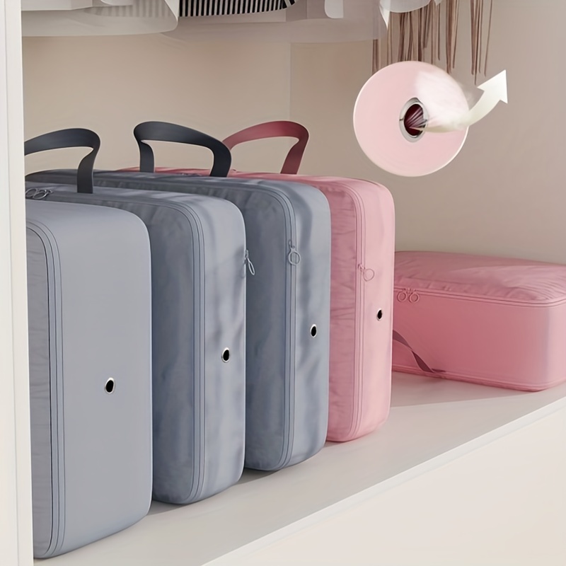 Quilt Storage Bag With Handle Large Blanket Storage - Temu