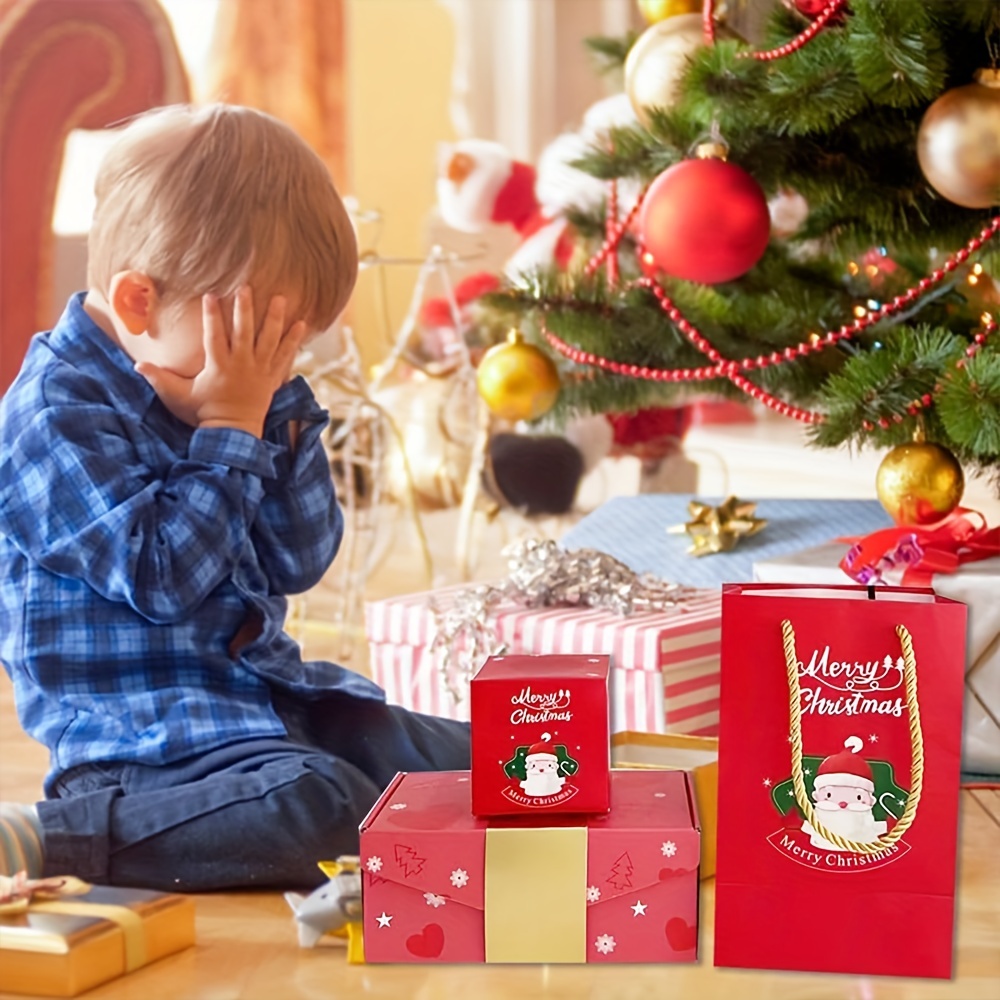  Caja desplegable, caja de regalo de Navidad con diseño único,  juego de caja de regalo explosiva, cajas de regalo sorpresa de Feliz  Navidad, divertidas cajas de explosión creativas para vacaciones,  cumpleaños