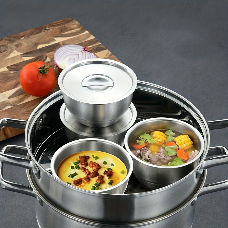 304 Stainless Steel Steamer Household Small Steamer - Temu