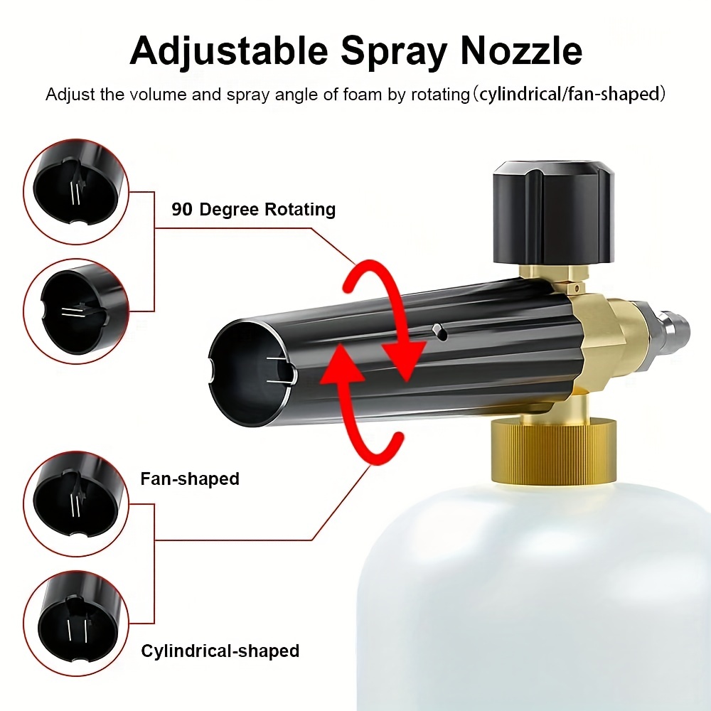 New Car Wash Water Gun Car Wash Accessories Adjustable High Pressure Water  Grab Nozzle Sprinkler Washer Foam for Car Wash Tools