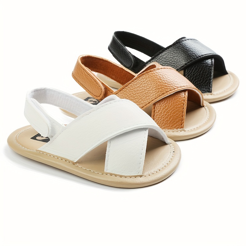 Baby Boys Sandals Soft Sole Non Slip Open Toe For Newborns & First Walkers