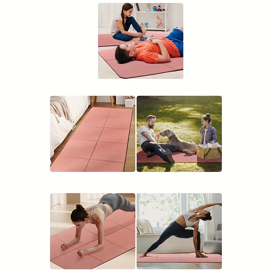 Esterilla De Yoga Plegable De Viaje PVC Portátil 23458mm