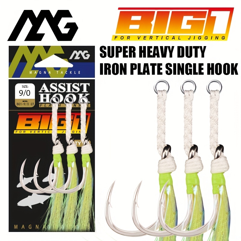 Mag Fishing Jig Assist Hook Kit Super Heavy Duty Ironplate - Temu Australia