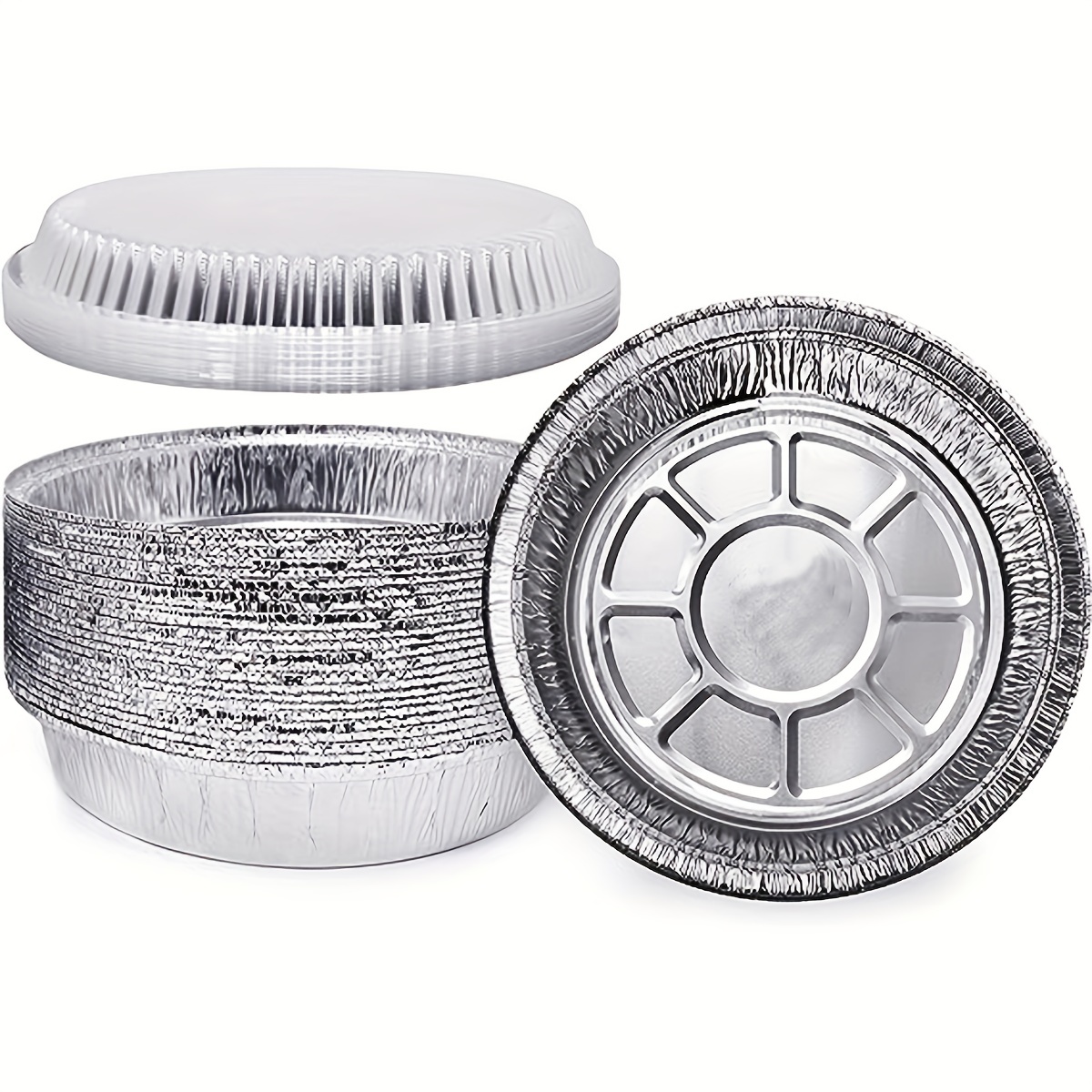Foil Pans With Aluminum Lids Aluminum Pans With Sealing - Temu