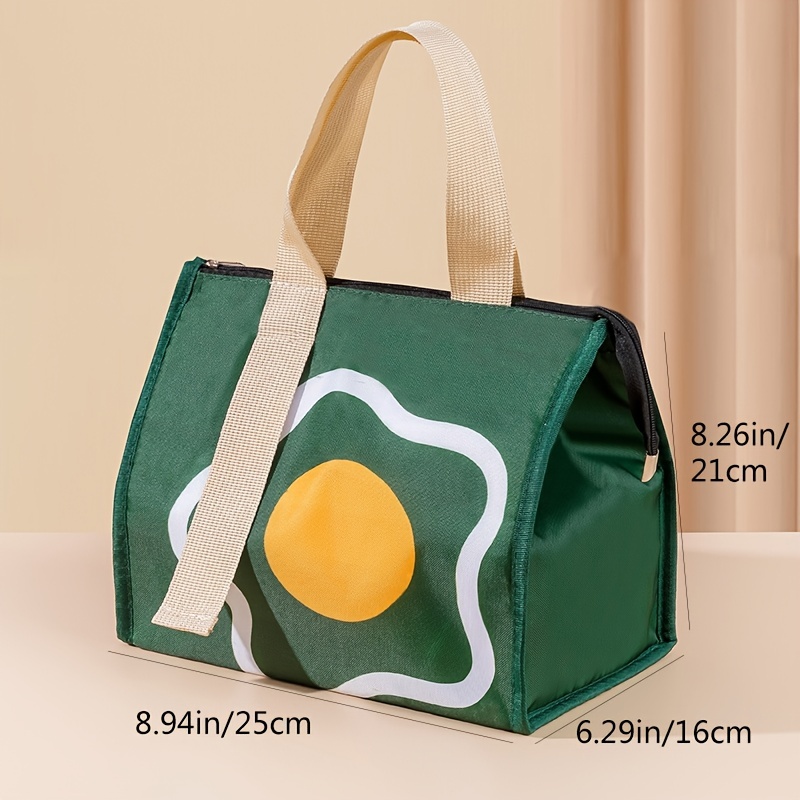 Simple Zipper Lunch Bag Lunch Box For Office Work School - Temu