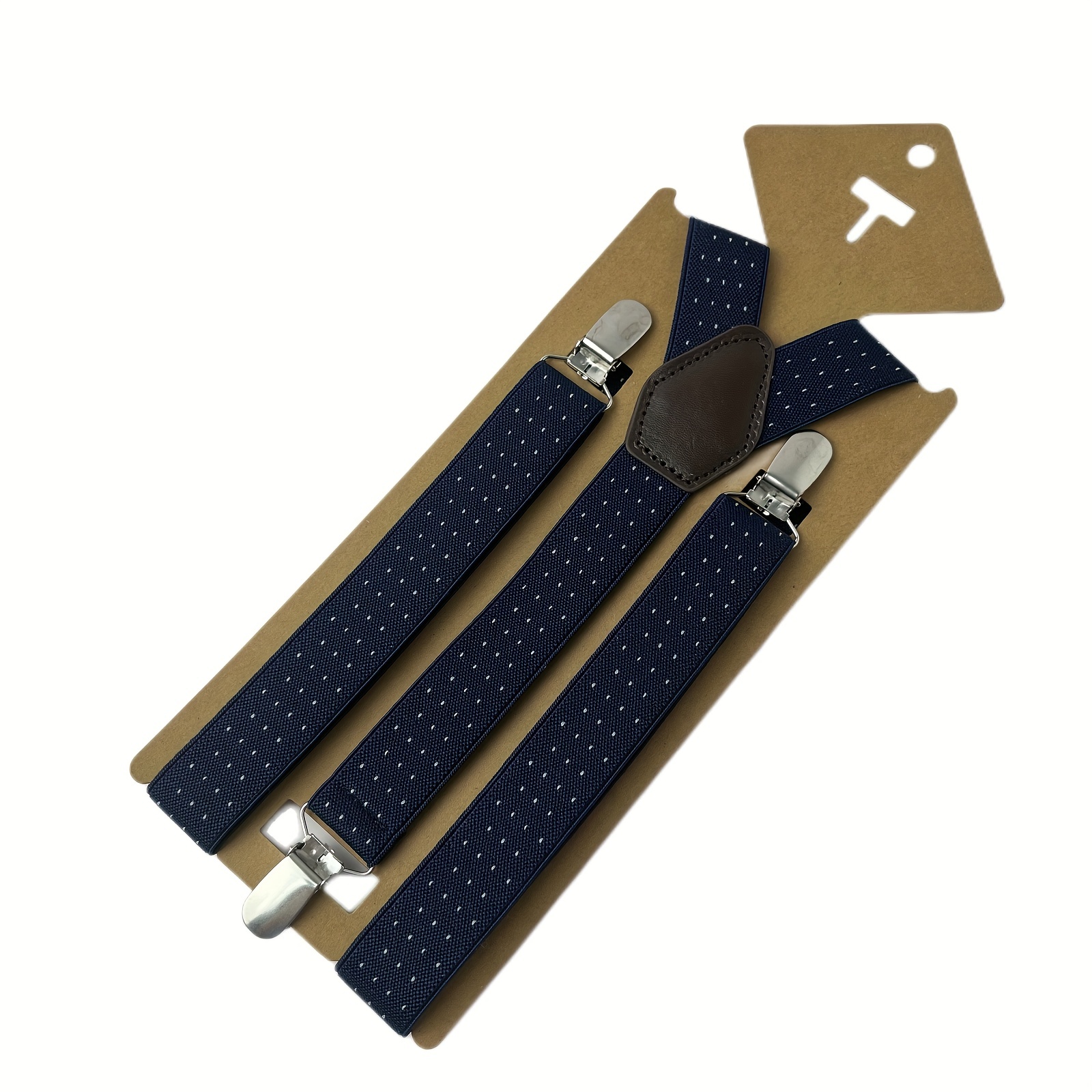 Men's X-Back Suspenders Adjustable Elastic Trouser Braces with Metal Clips,  5cm Wide : : Clothing, Shoes & Accessories