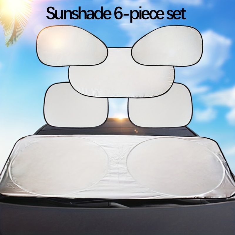 Auto-Sonnenschutz mit  AufbewahrungstascheAuto-Windschutzscheiben-Sonnenschutz, für UV- und  Sonnenschutz, Zubehör für den Fahrzeuginnenraum