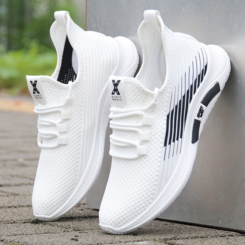 Men's Casual Sports Shoes, Versatile Mesh Breathable Shoes For Men, Non-slip Soft Sole, Lightweight