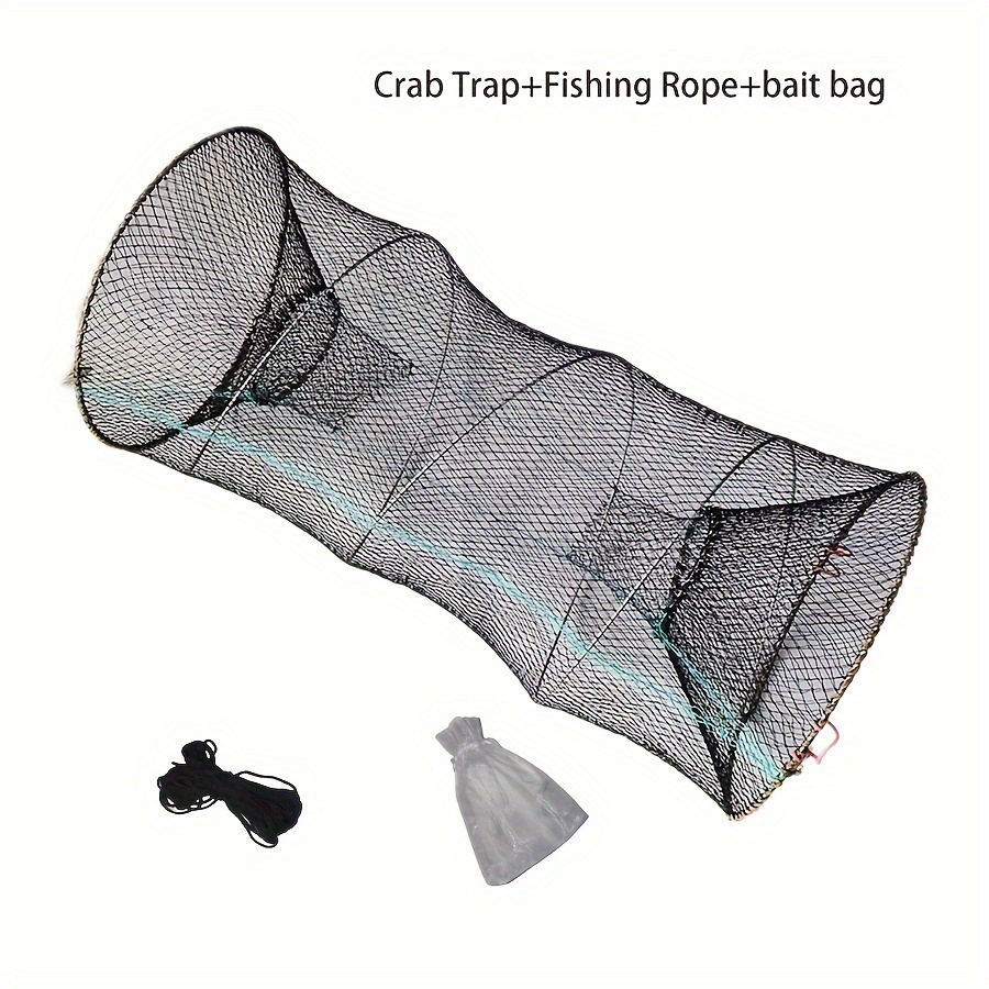 Fishing Trap For Lobster Crawfish Shrimp, Portable Folded Cast Net,  Collapsible Fishing Trap, Fishing Accessories