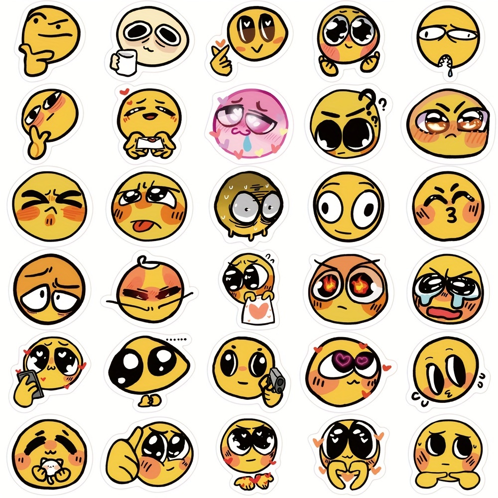 Cursed Emoji Meme Stickers for Sale