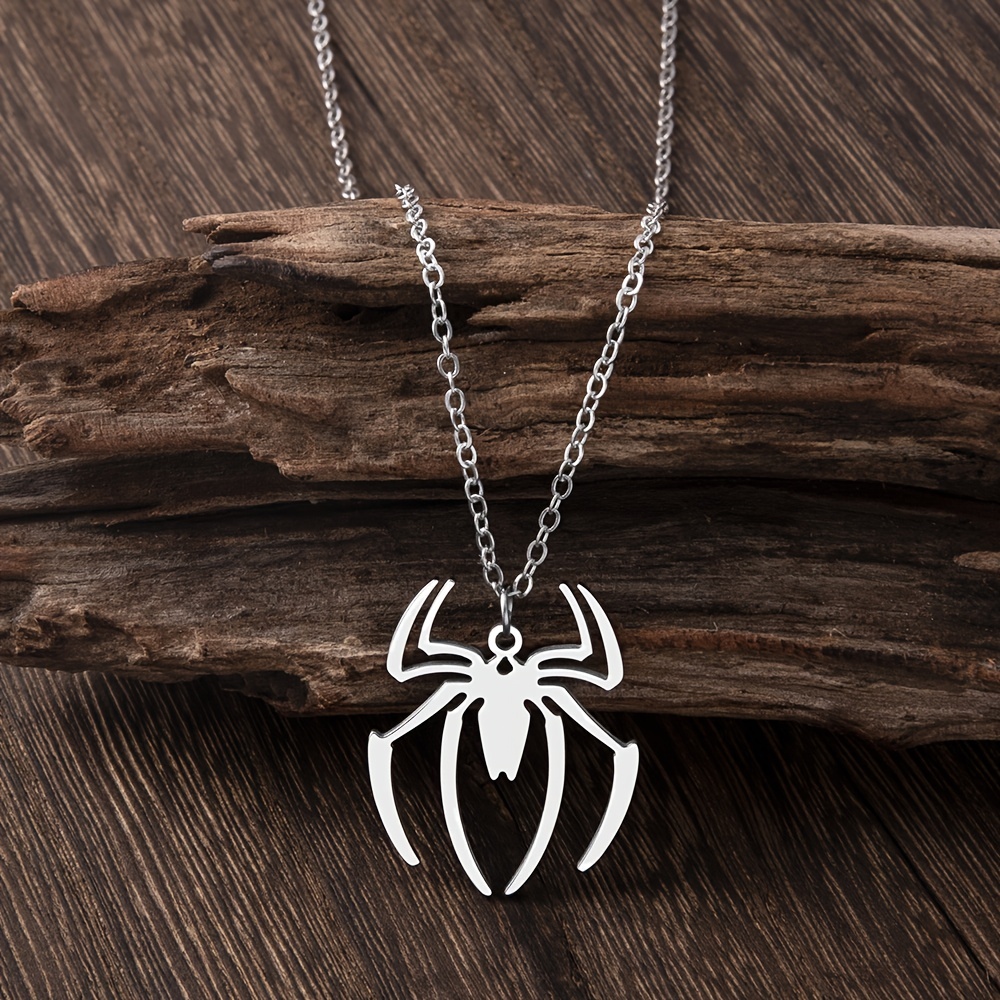 DGP Spider-Man Venom Kristall Anhänger Halskette Spider Anhänger