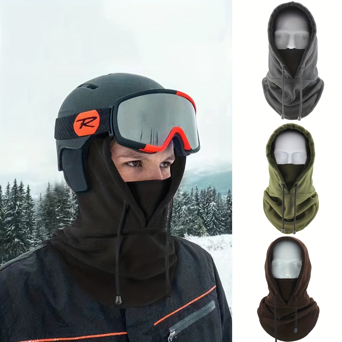 Cagoule de Ski, masque facial d'hiver pour hommes et femmes