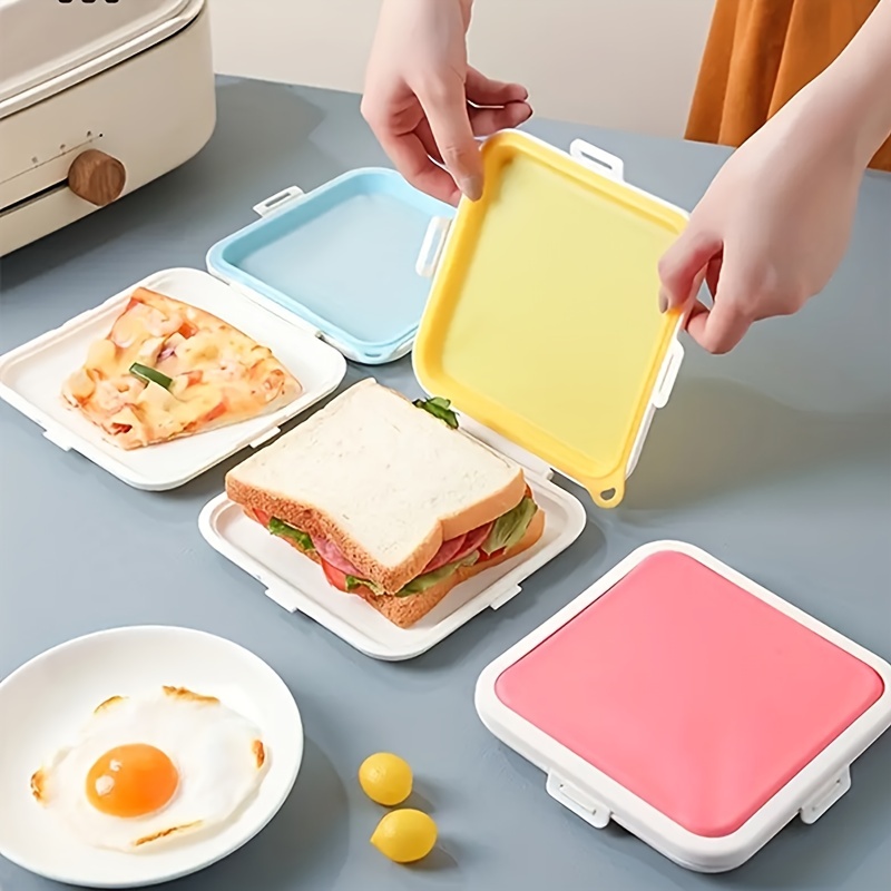 Portable Lunch Box Toast Bread Sandwich Box Bento Box - Temu