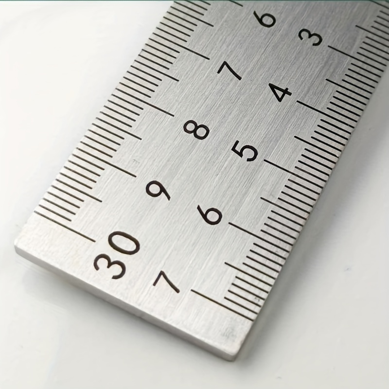 L SQUARE RULER 90 DEGREE 0-12 INCH + 0-30cm 2-SIDED RIGHT ANGLE DIY