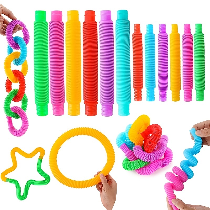  Tubos sensoriales para ansiedad, juguetes sensoriales para niños  autistas, tubos sensoriales para niños, suministros de esquina para calmar  el estrés y la ansiedad (juego de 3) : Juguetes y Juegos