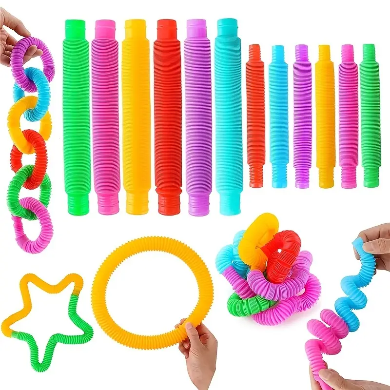 Multicolor Folding Pipe Fidget Toy