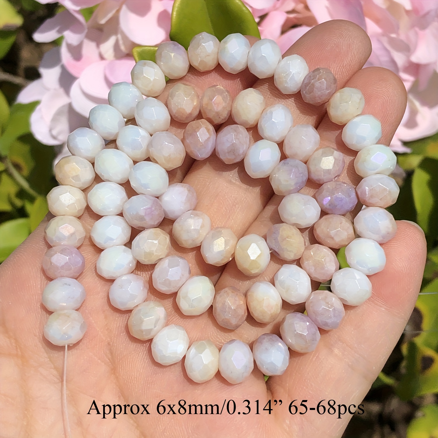 Gradient Color Faceted Austrian Crystal Glass Beads Loose - Temu