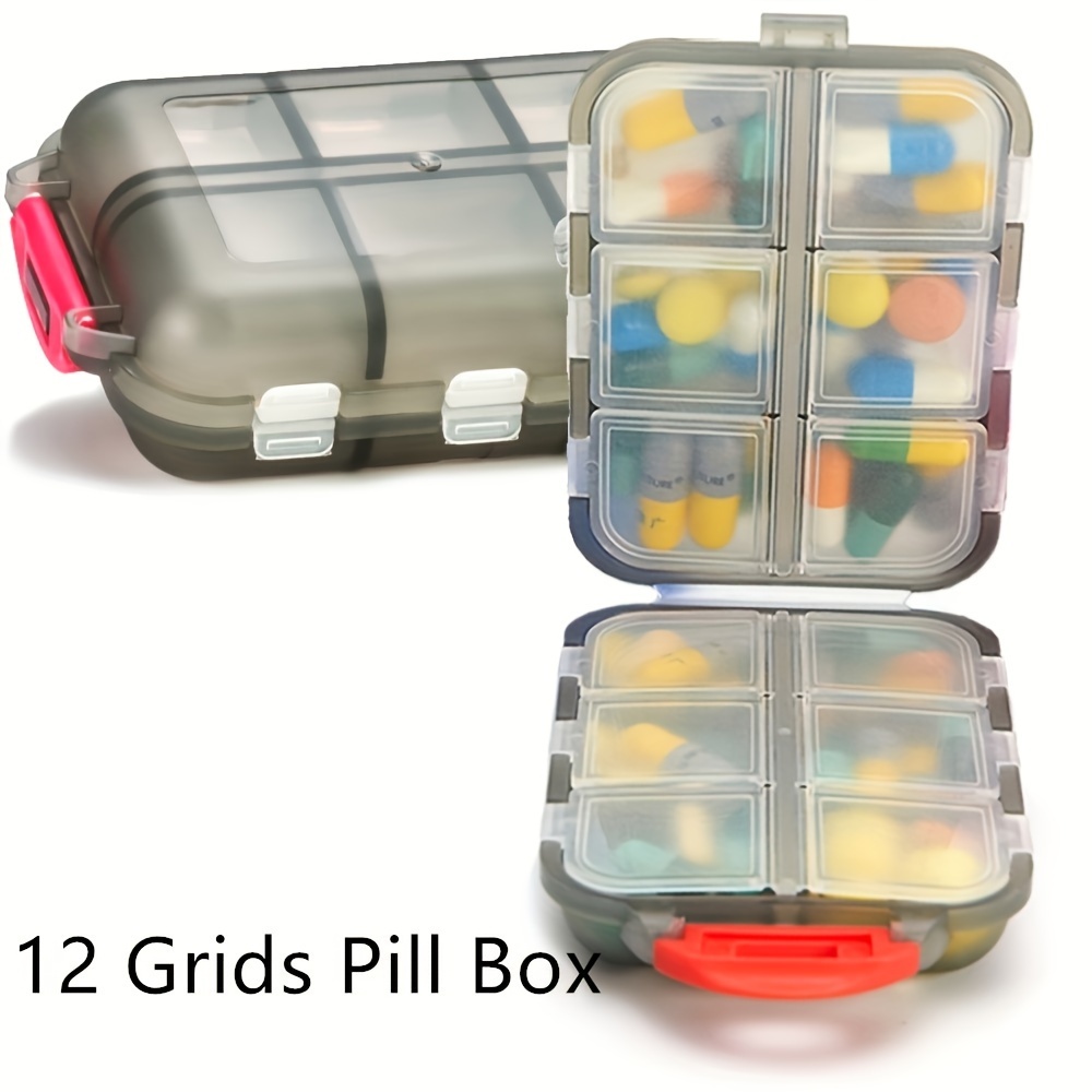 Large Medicine Box And Pill Storage Case Portable Medicine - Temu