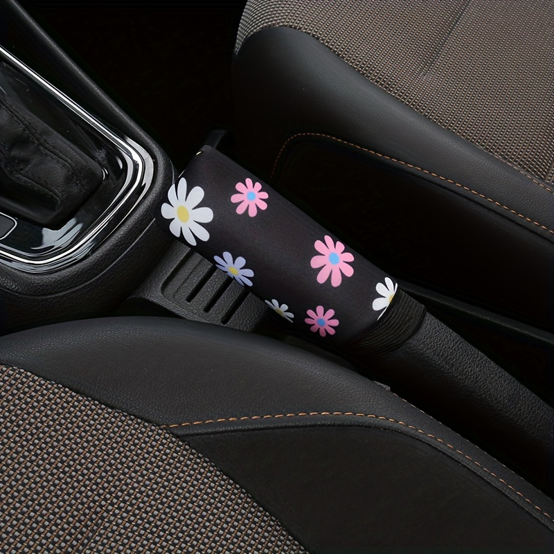 6pcs Heart Pattern Car Steering Wheel & Seat Belt & Gear Shift
