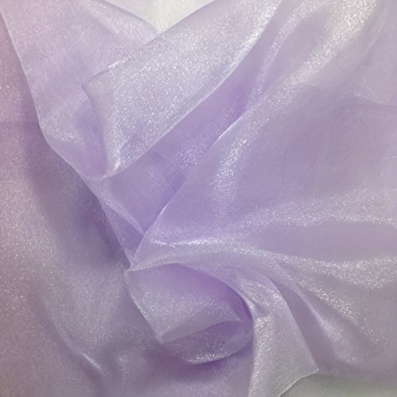Lilac Mist Lavender Satin Edged Organza Sheer Ribbon - Cut Lengths or Full  Reel