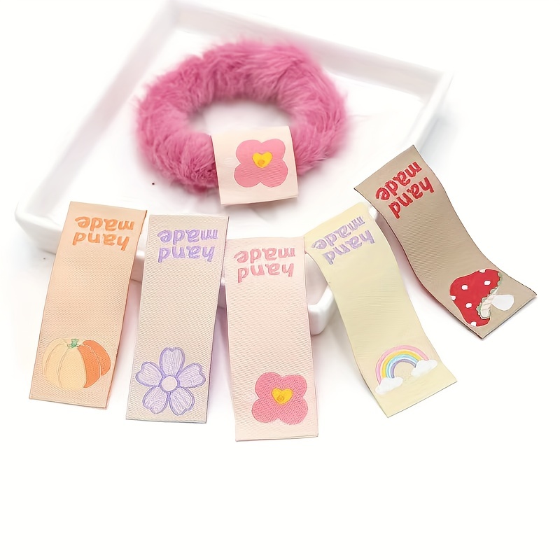 Bee Faux Label Tags Rectangle Pattern Handmade With Love - Temu