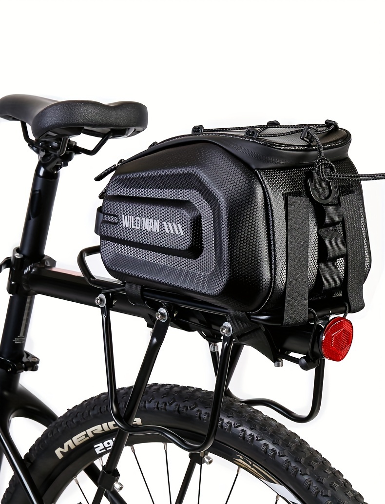 Wild Man Bicycle Bag Rear Rack Electric Bike Bag Rear Seat - Temu