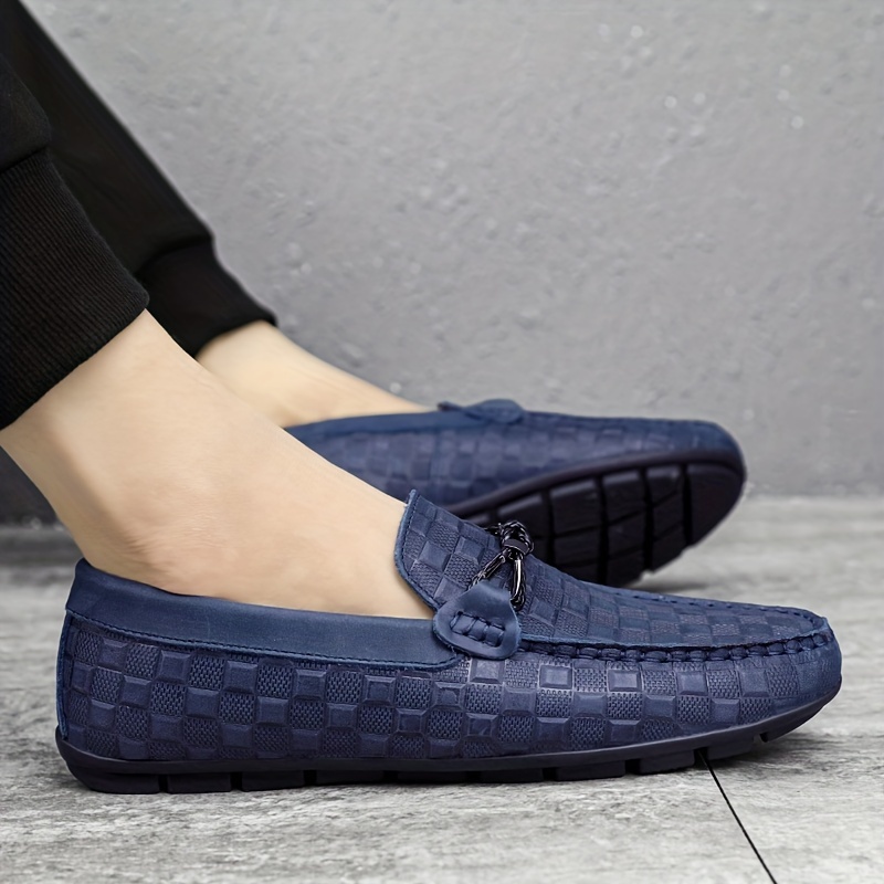 Louis vuitton Men Loafers in blue crocodile stylished leather// New!