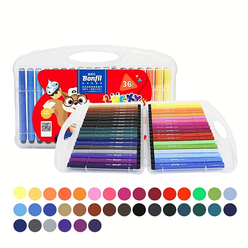 MANXINBB Markers for kids ages 4-8,2-4,Washable Markers Set,36 Colors,markets  for coloring kids : Buy Online at Best Price in KSA - Souq is now  : Toys