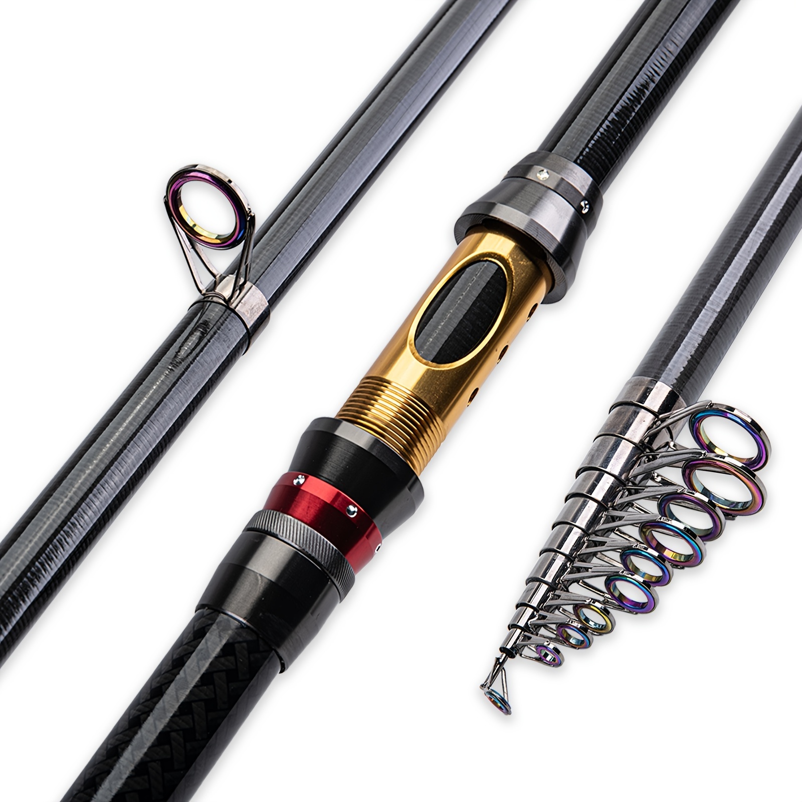 Yiyi Slow Jigging Spinning Rod 2 Sections Fiber Glass Trolling Raft Boat Fishing  Pole, Today's Best Daily Deals