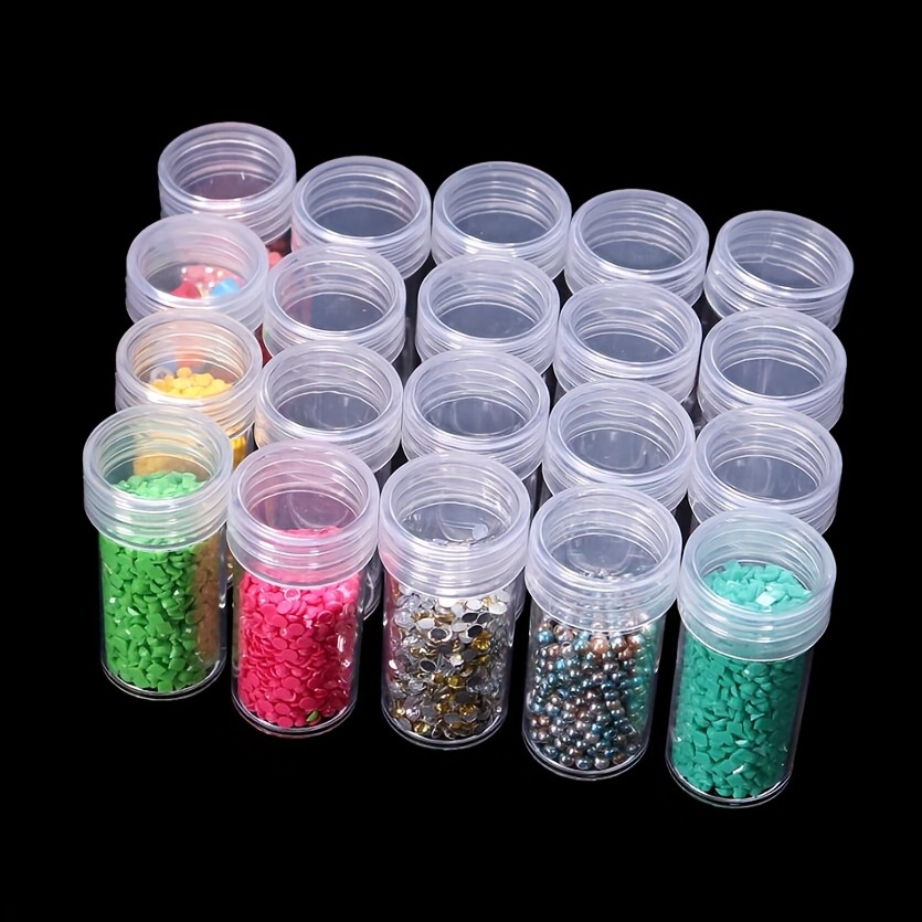 64/84/124 Slots Storage Bottle Plastic Diy Diamond - Temu