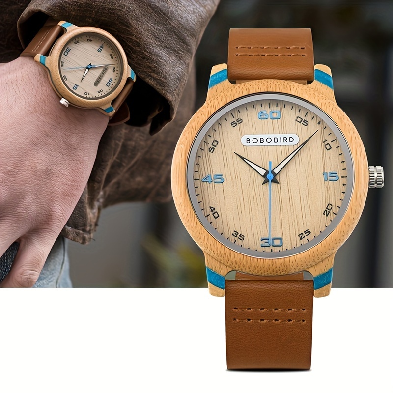 1pc BOBO BIRD Bamboo Watch Father s Day Gift