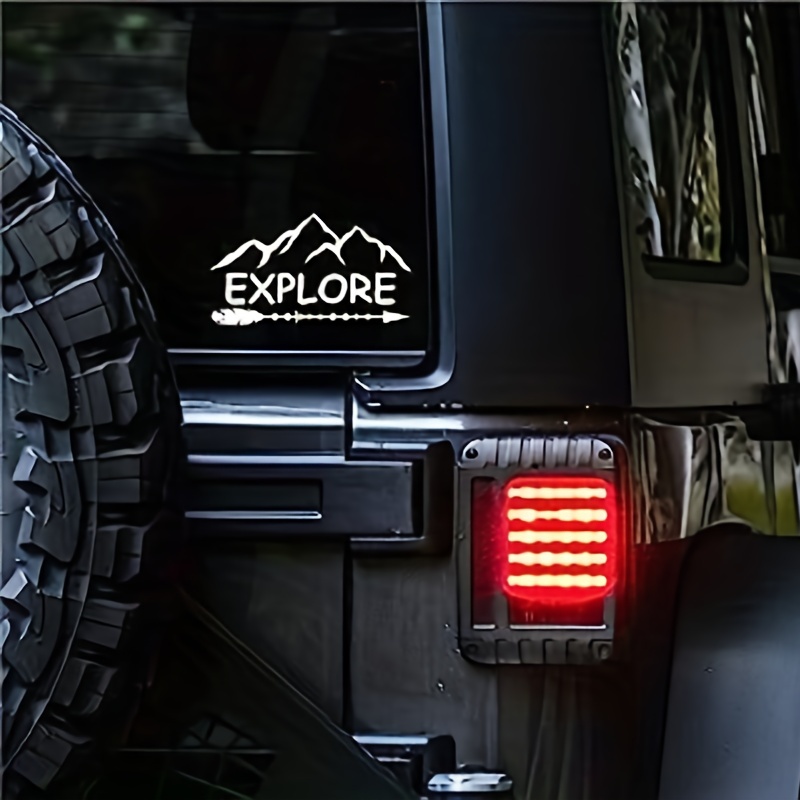 Automotive Exploration Decal Vinyl Decal Hiking Camping Car Temu